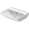Image de Duravit Duravit 2366550060 236655-0HOLE D-Neo Lavabo mural rectangulaire en céramique avec trop-plein 5/8"