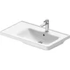 Image de Duravit D-Neo lavabo pour Meuble, Bassin à Droite, 800x480mm, 1 Trou pour Robinet, avec trop-Plein, Blanc Brillant, 2370800000