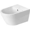 Image de Duravit D-Neo bidet mural, fixation cachée, 1 trou pour robinet, avec trop-plein, Durafix inclus, 370x540x400mm, blanc brillant, 2294150000
