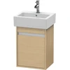 Image de Duravit Meuble sous lavabo Ketho 40x32x55cm, suspendu, T droite, chêne naturel