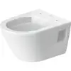 Image de Duravit WC suspendu, cuvette à chasse profonde Compact D-Neo 37x48 cm, 4,5 l, sans bride, blanc