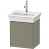 Image de Duravit Meuble sous lavabo White Tulip 38,4x29,8 cm, 1 tiroir, gauche, gris pierre brillant