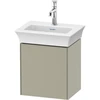 Image de Duravit Meuble sous lavabo White Tulip 38,4x29,8 cm, 1 tiroir, connexion gauche, Tau satiné