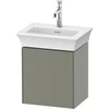 Image de Duravit Meuble sous-lavabo White Tulip 38,4x29,8 cm, 1 tiroir, à gauche, gris pierre mat