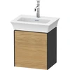 Image de Duravit Meuble sous-lavabo White Tulip 38,4x29,8 cm, 1 tiroir, à gauche, gris mat E N