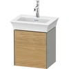 Image de Duravit Meuble sous-lavabo White Tulip 38,4x29,8 cm, 1 tiroir, à gauche, mat satiné