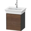 Image de Duravit Meuble sous-lavabo White Tulip 38,4x29,8 cm, 1 tiroir, à droite, US N gris mat