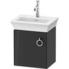 Image de Duravit Meuble sous lavabo White Tulip 38,4x29,8 cm, 1 tiroir, gauche, gris brillant