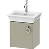 Image de Duravit Meuble sous lavabo White Tulip 38,4x29,8 cm, 1 tiroir à gauche, taupe mat