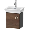 Image de Duravit Meuble sous-lavabo White Tulip 38,4x29,8 cm, 1 tiroir, gris brillant
