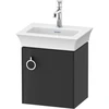 Image de Duravit Meuble sous-lavabo White Tulip 38,4x29,8 cm, 1 tiroir, à droite, gris brillant