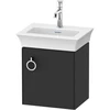 Image de Duravit Meuble sous-lavabo White Tulip 38,4x29,8 cm, 1 tiroir, ancrage, graphite mat