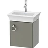 Image de Duravit Meuble sous-lavabo White Tulip 38,4x29,8 cm, 1 T avec G, à droite, gris mat satiné