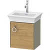 Image de Duravit Meuble sous-lavabo White Tulip 38,4x29,8 cm, 1 tiroir, blanc, naturel satiné