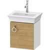 Image de Duravit Meuble sous lavabo White Tulip 38,4x29,8 cm, 1 tiroir, à droite, naturel