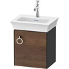 Image de Duravit Meuble sous lavabo White Tulip 38,4x29,8 cm, 1 tiroir, gris mat