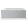 Image de Duravit Baignoire rectangulaire D-Neo 160x70x46,5 cm, version EB, 1 RS, blanc