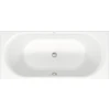 Image de Duravit Baignoire rectangulaire D-Neo 180x80x46,5 cm, version EB, 2 RS, blanc