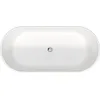 Image de Duravit D-Neo baignoire à poser avec trop-plein, ovale, fonte minérale, 1600 x 750 mm, 7004770000000