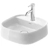 Image de Duravit Zencha lavabo à poser 420 mm, un trou pour robinet, 2374420071, Couleur: blanc