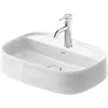Image de Duravit Zencha lavabo à poser 550 mm, un trou pour robinet, 2374550071, Couleur: blanc