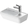 Image de Duravit Lavabo mural D-Neo 40x22 cm, gauche, sans trop-plein, avec trop-plein, blanc