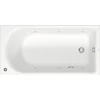 Image de Duravit Baignoire rectangulaire à remous D-Neo 150x75 cm, version EB, 1 RS, blanc
