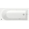 Image de Duravit Baignoire rectangulaire à remous D-Neo 160x70 cm, version EB, 1 RS, blanc