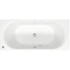 Image de Duravit Baignoire rectangulaire à remous D-Neo 180x80 cm, version EB, 2 RS, blanc