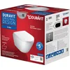 Image de Duravit D-Neo Set pour WC suspendu, avec WC suspendu Compact, fixation cachée, siège de WC amovible inclus, 45880900A1