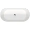 Image de Duravit D-Neo baignoire à poser sans trop-plein, ovale, fonte minérale, 1600 x 750 mm, 7004860000000