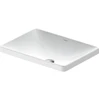 Image de Duravit Vasque encastrée D-Neo 60x44 cm, EB v ob, sans trop-plein, blanc