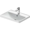 Image de Duravit Lavabo encastré D-Neo 60x44 cm, EB haut, avec trop-plein, blanc