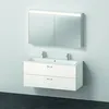 Image de Duravit Xbase, Ensemble de Meubles muraux, avec Armoire de Toilette LED, lavabo et Meuble sous-lavabo, Largeur 1200 mm, XB006704545, Couleur: Version