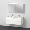Image de Duravit Xbase, Ensemble de Meubles muraux, avec Armoire de Toilette LED, lavabo et Meuble sous-lavabo, Largeur 1270 mm, XB006804545, Couleur: Version