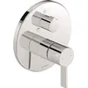 Image de Duravit D-Neo Mitigeur monocommande de bain encastré, 2 consommateurs, avec vanne déviatrice et combinaison de sécurité, DE5210018010
