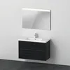 Image de Ensemble de Meubles D-Neo, lavabo avec Meuble sous-lavabo Mural et Miroir LED, 1000x2000mm, DE011401616, Couleur: Version