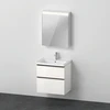 Image de Duravit Ensemble mobilier D-Neo 650 mm, charnière gauche, blanc brillant