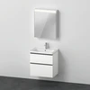 Image de Duravit Ensemble meuble D-Neo 650 mm, charnière gauche, blanc mat