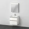 Image de Ensemble de Meubles D-Neo, lavabo de Meuble avec Meuble sous-lavabo Mural et Armoire de Toilette LED (Stop à Droite), 650x2000mm, DE0115R2222, Couleur: Version
