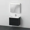 Image de Ensemble de Meubles D-Neo, Meuble lavabo avec Meuble sous-lavabo Mural et Armoire de Toilette LED, 800x2000mm, DE011601616, Couleur: Version