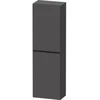 Image de Duravit D-Neo Demi-colonne 40x24x132 cm, 1 porte, 4 étagères, graphite mat