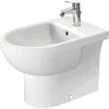 Image de Duravit No.1 Bidet au sol, avec trop-plein, 1 trou pour robinet, 365x570mm, Back to wall, blanc, 2296100000