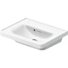 Image de Duravit Lavabo mural D-Neo 50x40 cm, avec trop-plein, HLP, sans trou de robinet, blanc