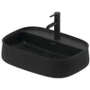 Image de Duravit Zencha lavabo à poser 550 mm, un trou pour robinet, 2374551371, Couleur: Anthracite mat