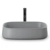 Image de Duravit Vasque à poser Zencha 55x39 cm, sans trop-plein, gris satin mat