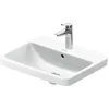 Image de Duravit No.1 lavabo encastré, 1 trou pour robinet, avec trop-plein, 550x435mm, partie inférieure polie, blanc, 03555500272