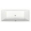 Image de Duravit Baignoire rectangulaire No. 1 180x80x40 cm, version EB, 2 RS, blanc