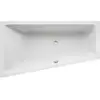 Image de Duravit Baignoire trapèze No. 1 150x80x46cm, version EB, 1 RS gauche, blanc