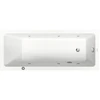 Image de Duravit Baignoire balnéo No. 1 170x70 cm, 125 l, version EB, avec 1 RS, blanche